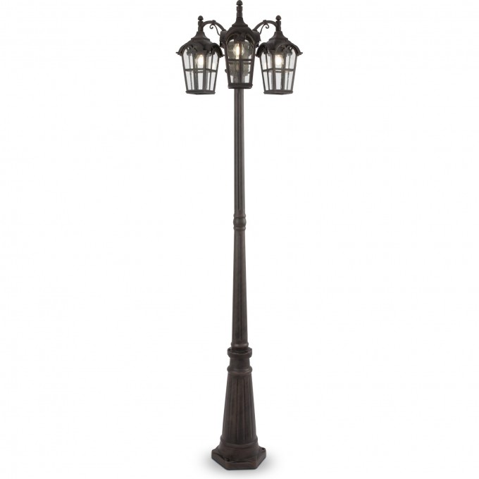 Фонарь уличный (столб) MAYTONI ALBION антик O413FL-03BZ