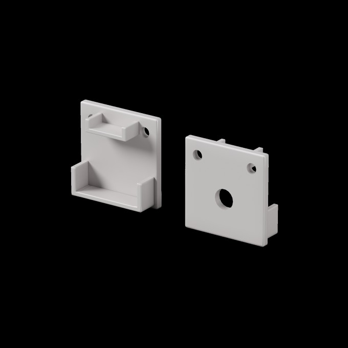 Комплект заглушек (для профиля 20×20) 2 шт., MAYTONI ALM-2020B-EC 642077 Комплект заглушек (для профиля 20×20) 2 шт., MAYTONI ALM-2020B-EC 642077