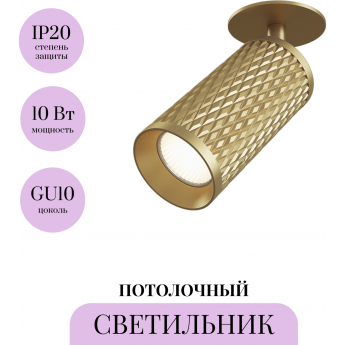 Потолочный светильник MAYTONI FOCUS DESIGN C037CL-01G