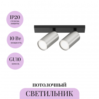 Потолочный светильник MAYTONI FOCUS S C051CL-U-02BS