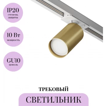 Трековый светильник MAYTONI FOCUS S TR020-1-U-GU10-WMG